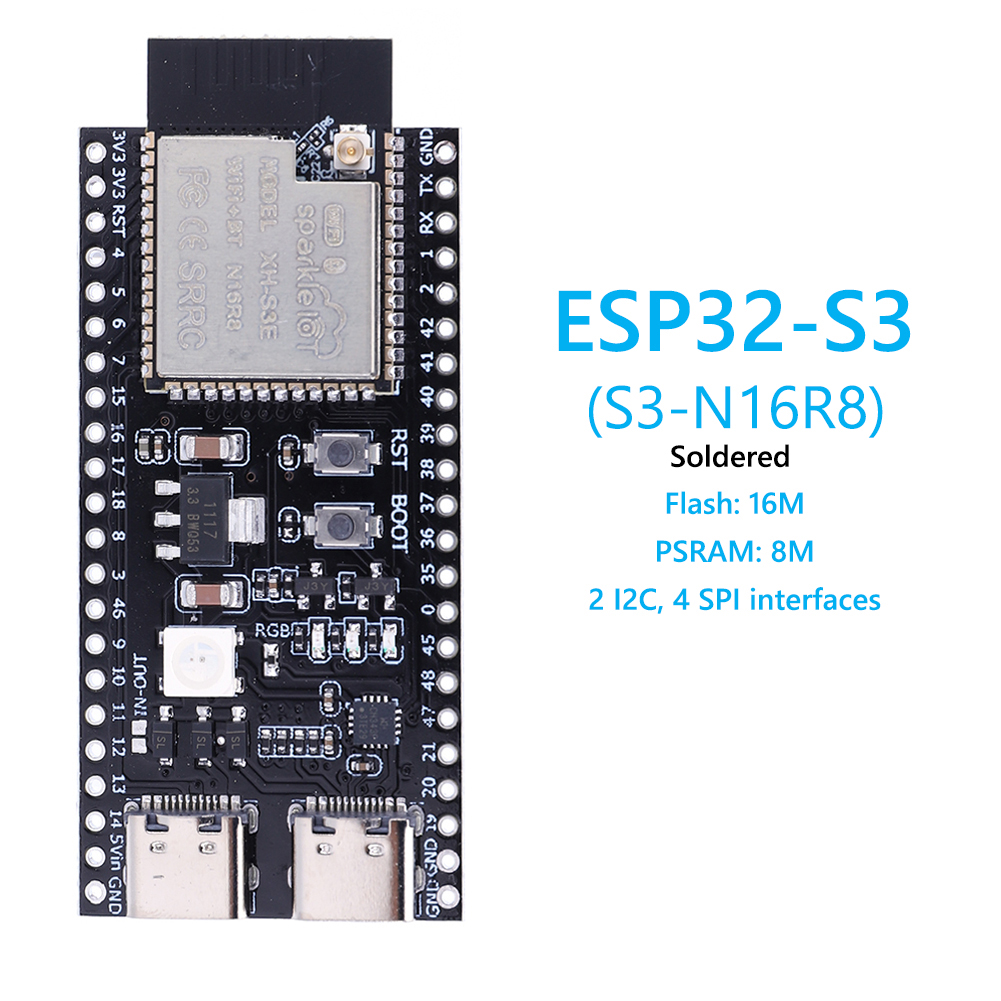 Esp32 S3 Development Board Lot - Placa de Desarrollo ESP32 S3 con