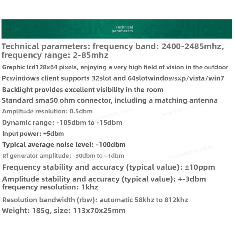 Signal Generator Spectrum Analyzer - Generador de señal RF Explorer portátil