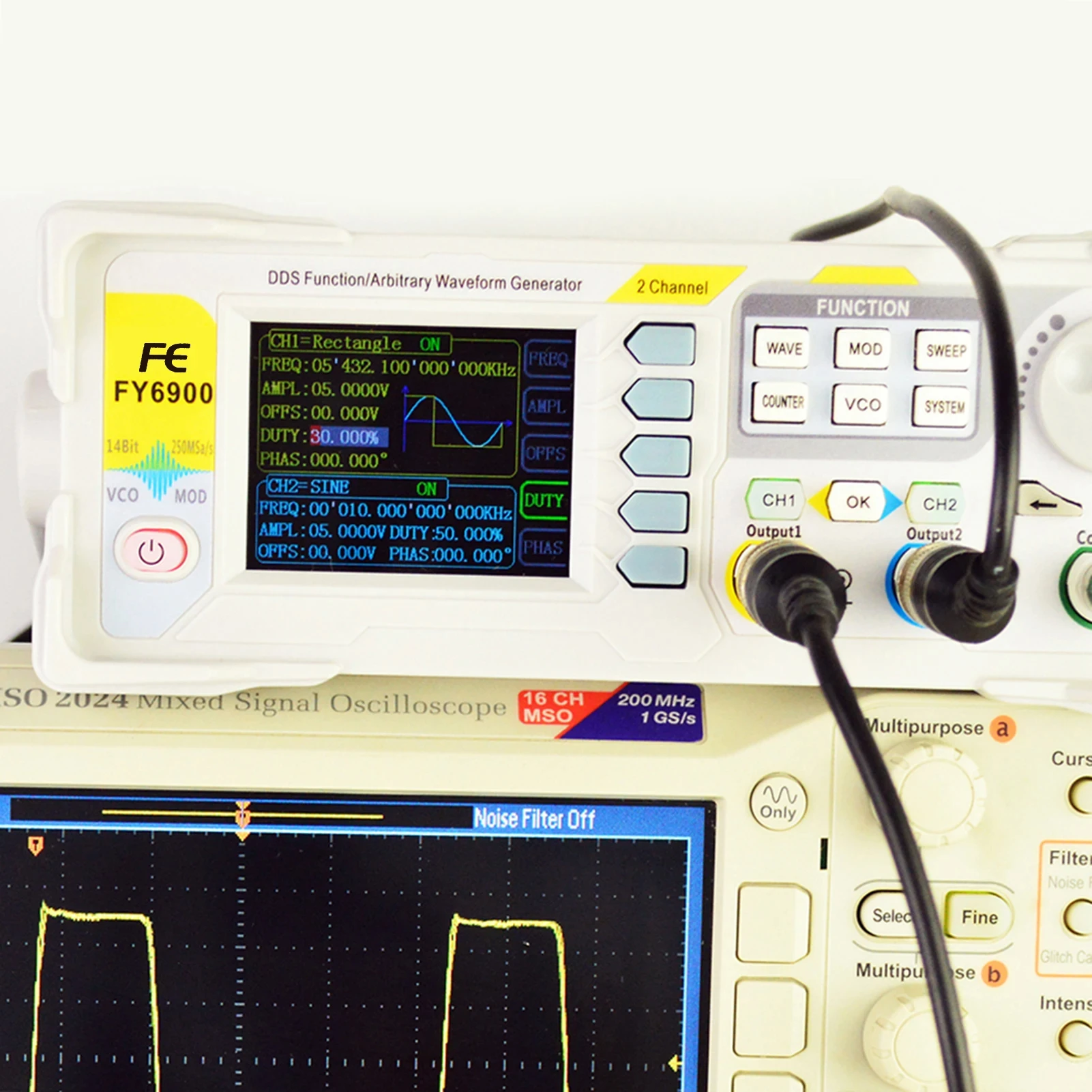 Generador de forma de onda Fue - Function Arbitrary Waveform Generator reseña y precio