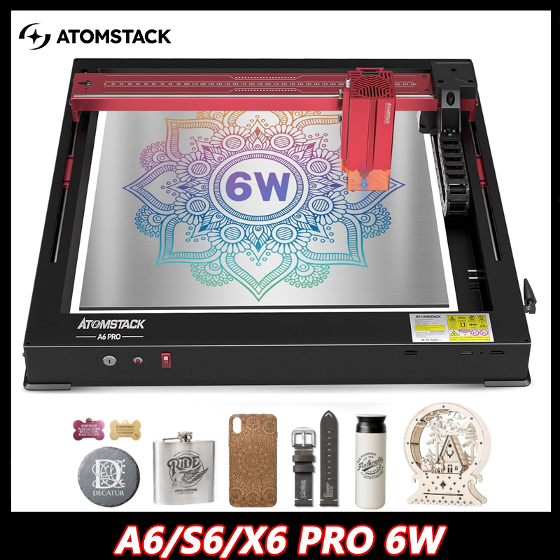 Atomstack A6 X6 S6 Pro 50W máq - Mini Laser Engraver Cnc Router reseña y precio