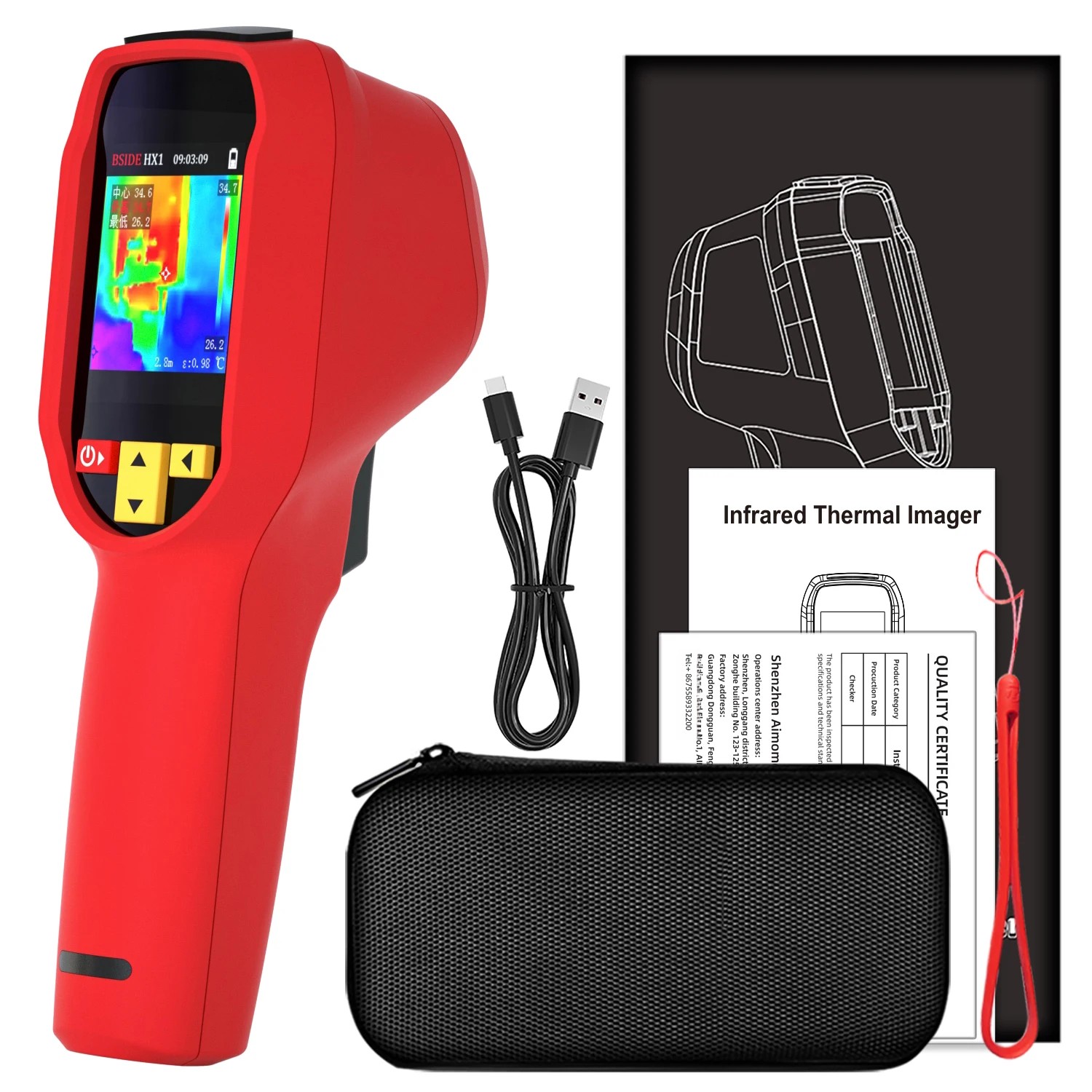 Cámara Termográfica BSIDE HX1  - Thermal Imaging Camera Pcb Repair reseña y precio