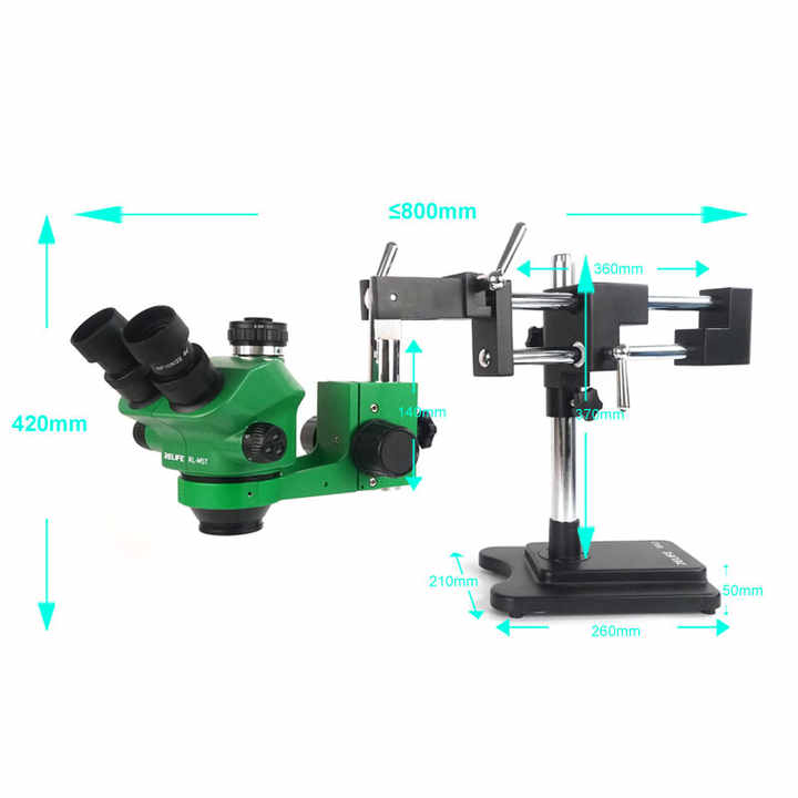 Microscopio Estéreo Trinocular - Stereo Trinocular Microscope Pcb reseña y precio