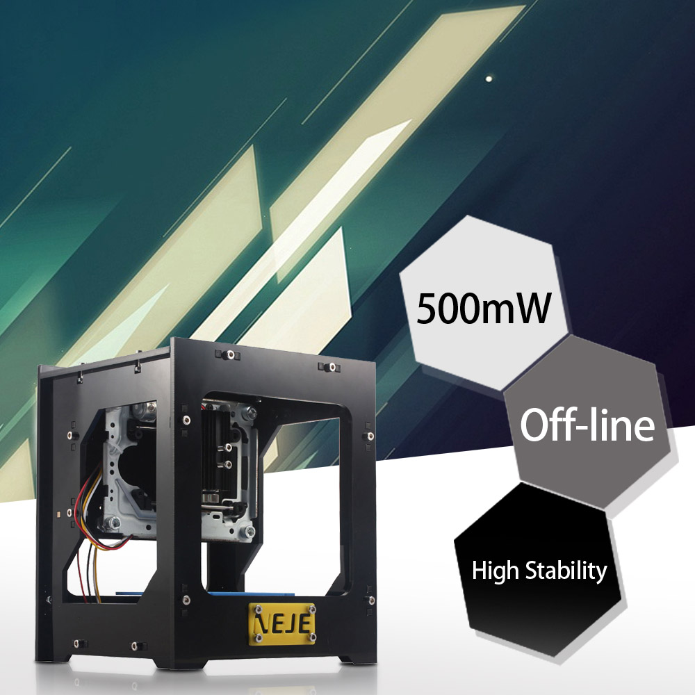 NEJE 500MW Mini enrutador CNC  - Mini Laser Engraver Cnc Router reseña y precio