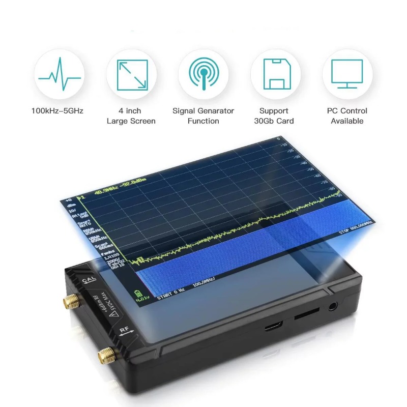 Nuevo Analizador de espectro p - Signal Generator Spectrum Analyzer reseña y precio