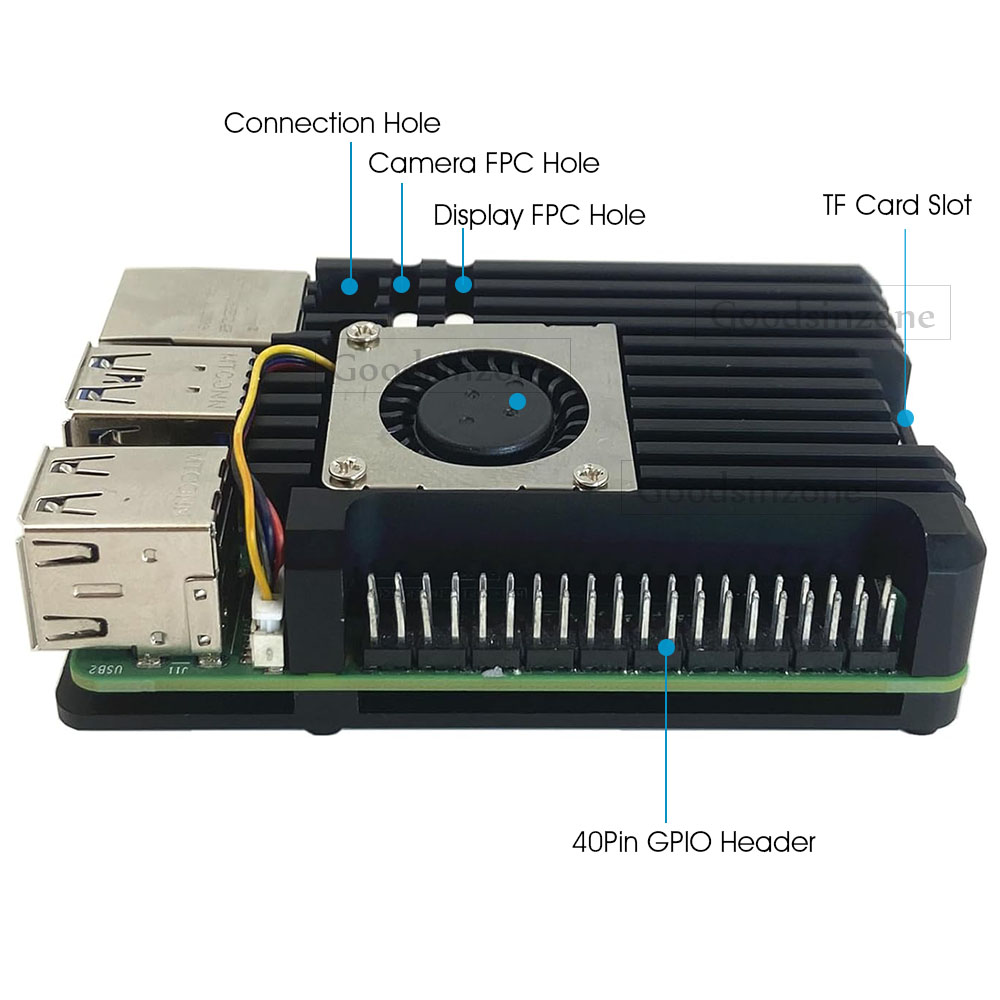 Caja de armadura de aleación d - Raspberry Pi 5 8Gb Kit reseña y precio