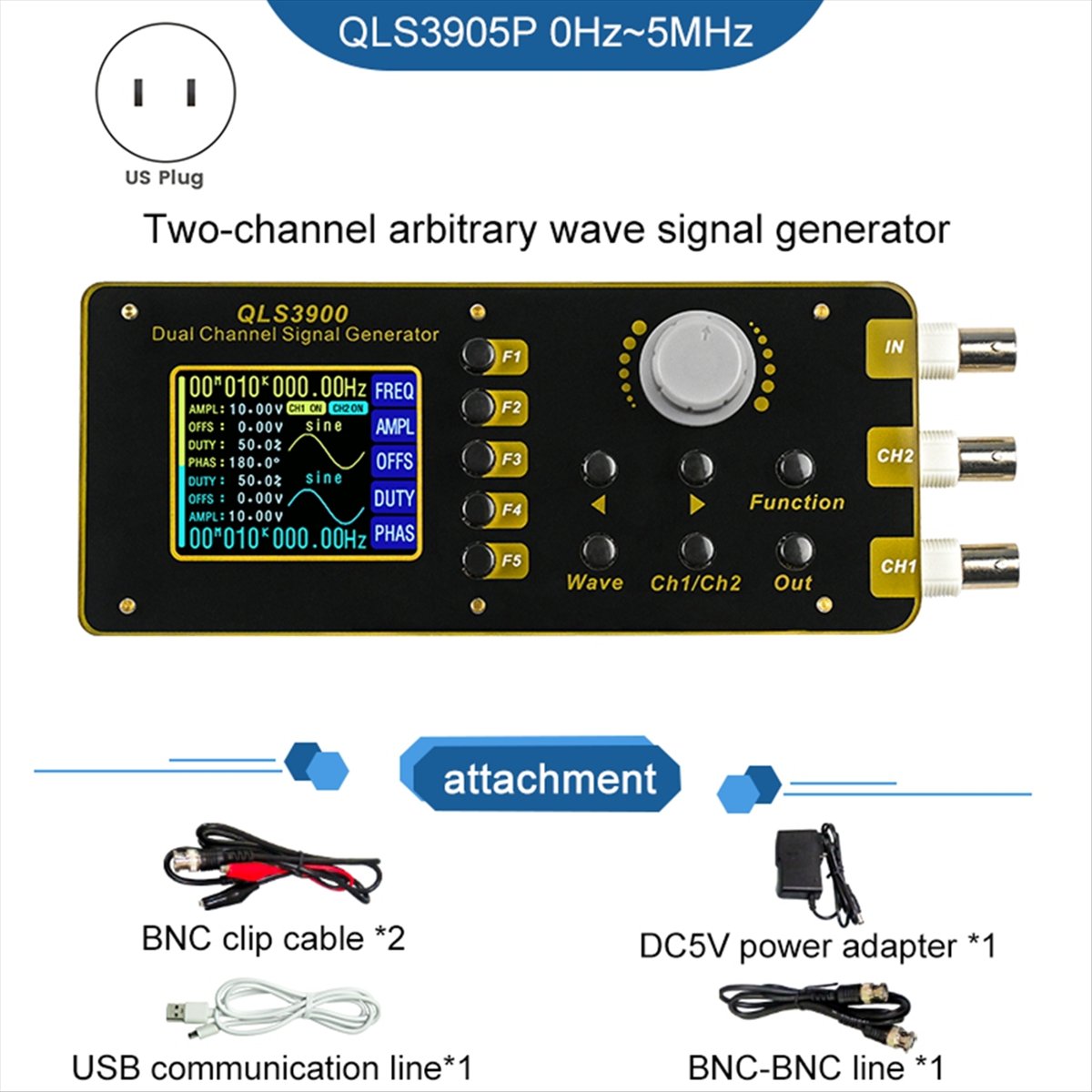 OKgood Generador de Señales de - Function Arbitrary Waveform Generator reseña y precio